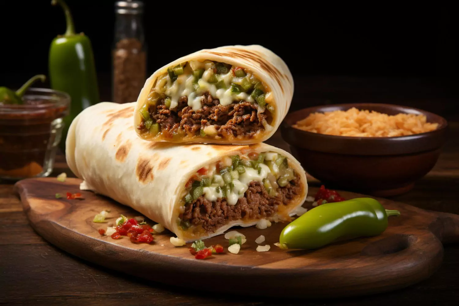 Deals Britos Burrito fresh ingredients