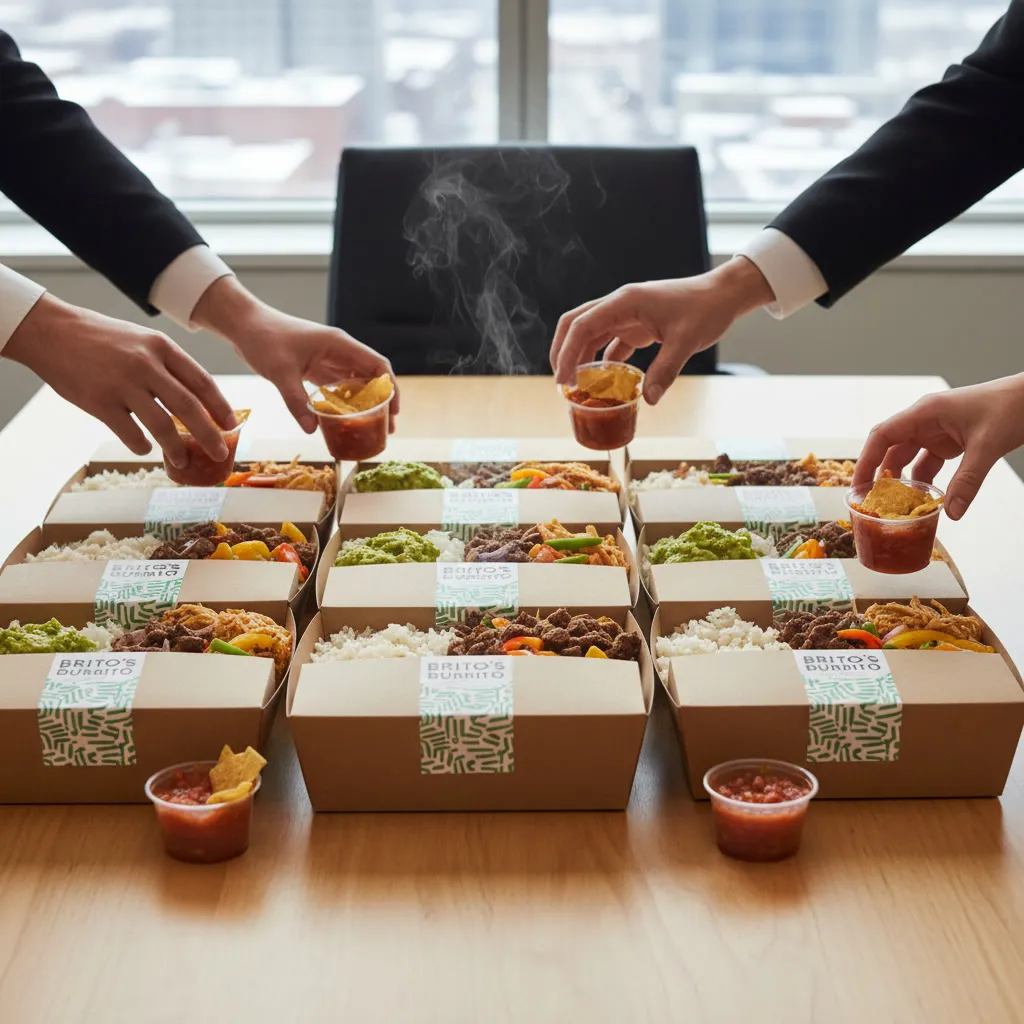 Twin Cities catering taco bar buffet setup