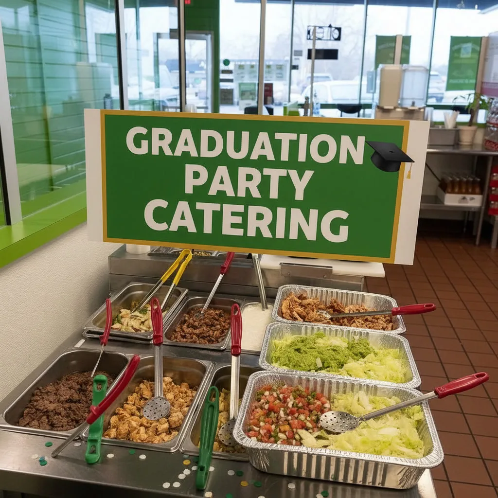Catering in Minnesota corporate lunch catering table