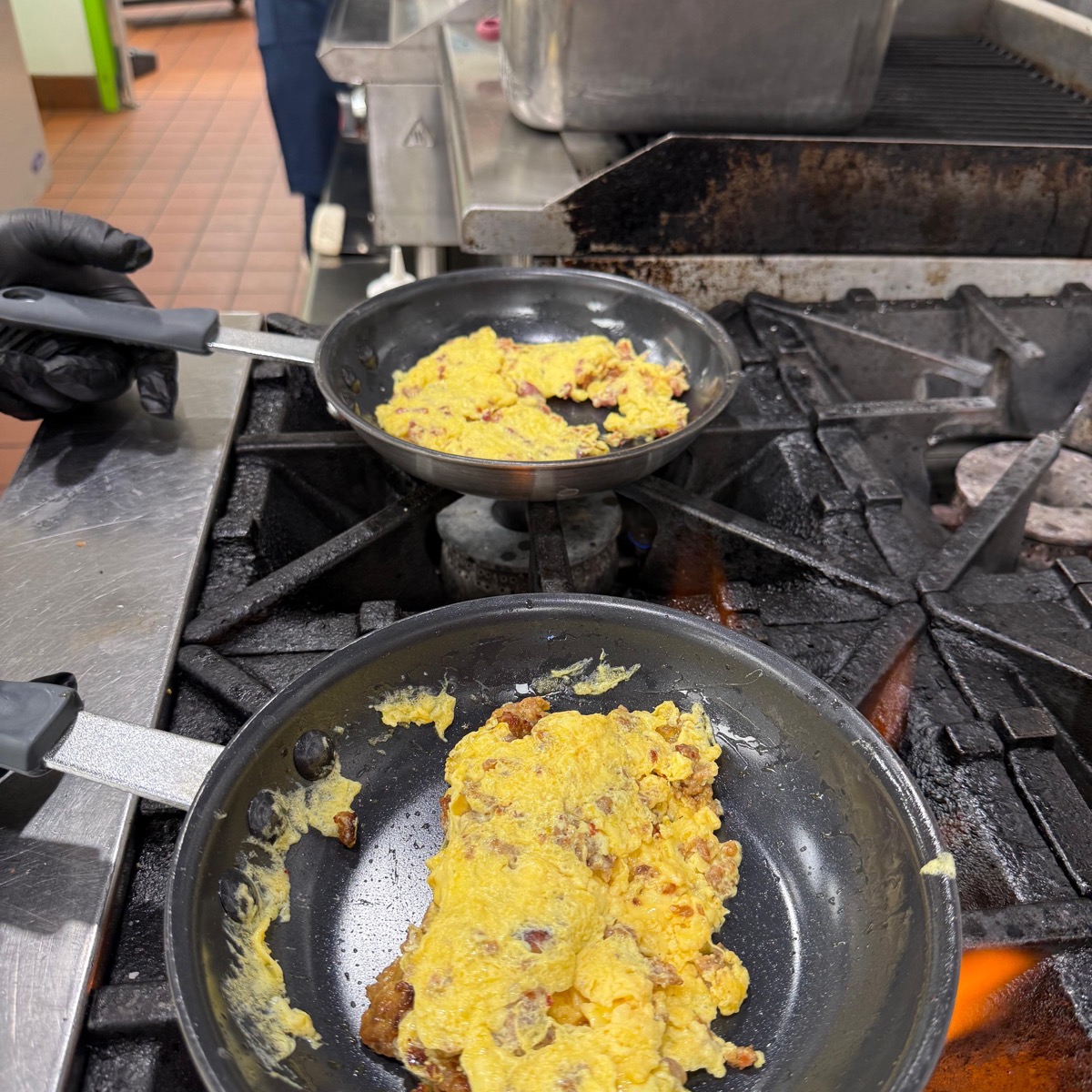 Breakfast catering Twin Cities Brito's Burrito setup