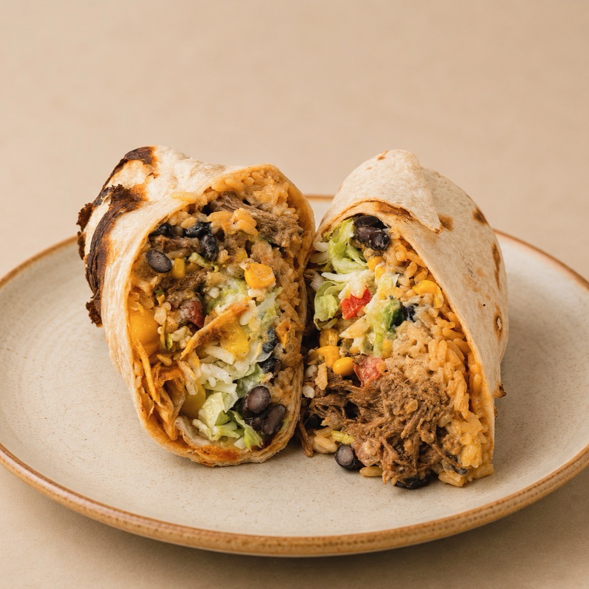 Authentic Grilled Chicken Burrito Minneapolis Mexican Food
