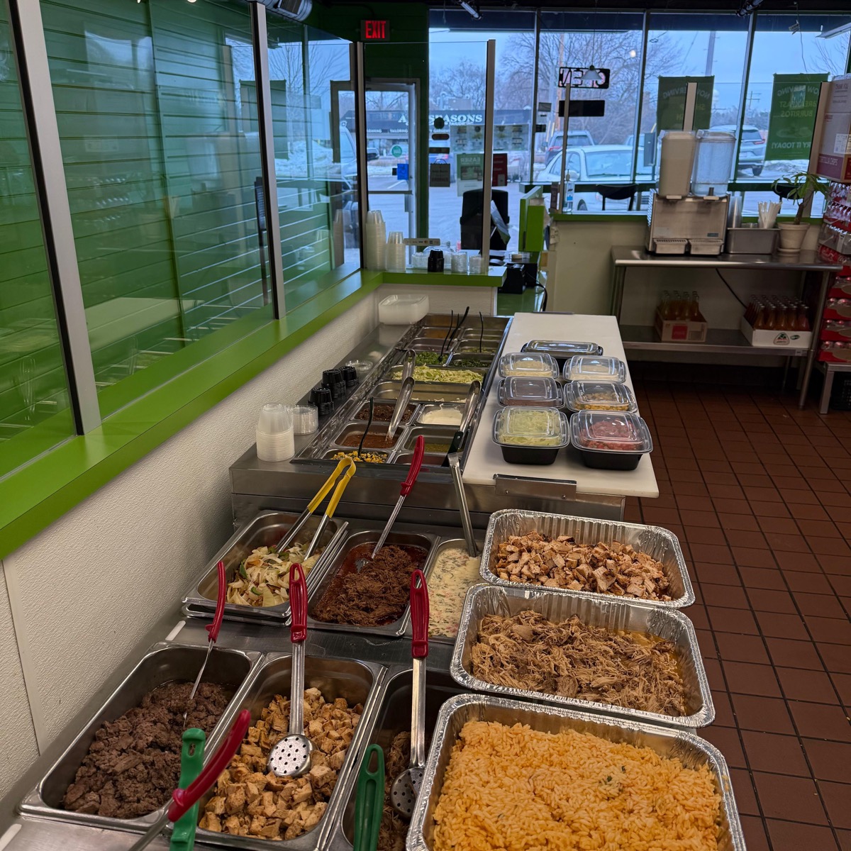 Holiday party catering taco bar Minnesota Brito's Burrito
