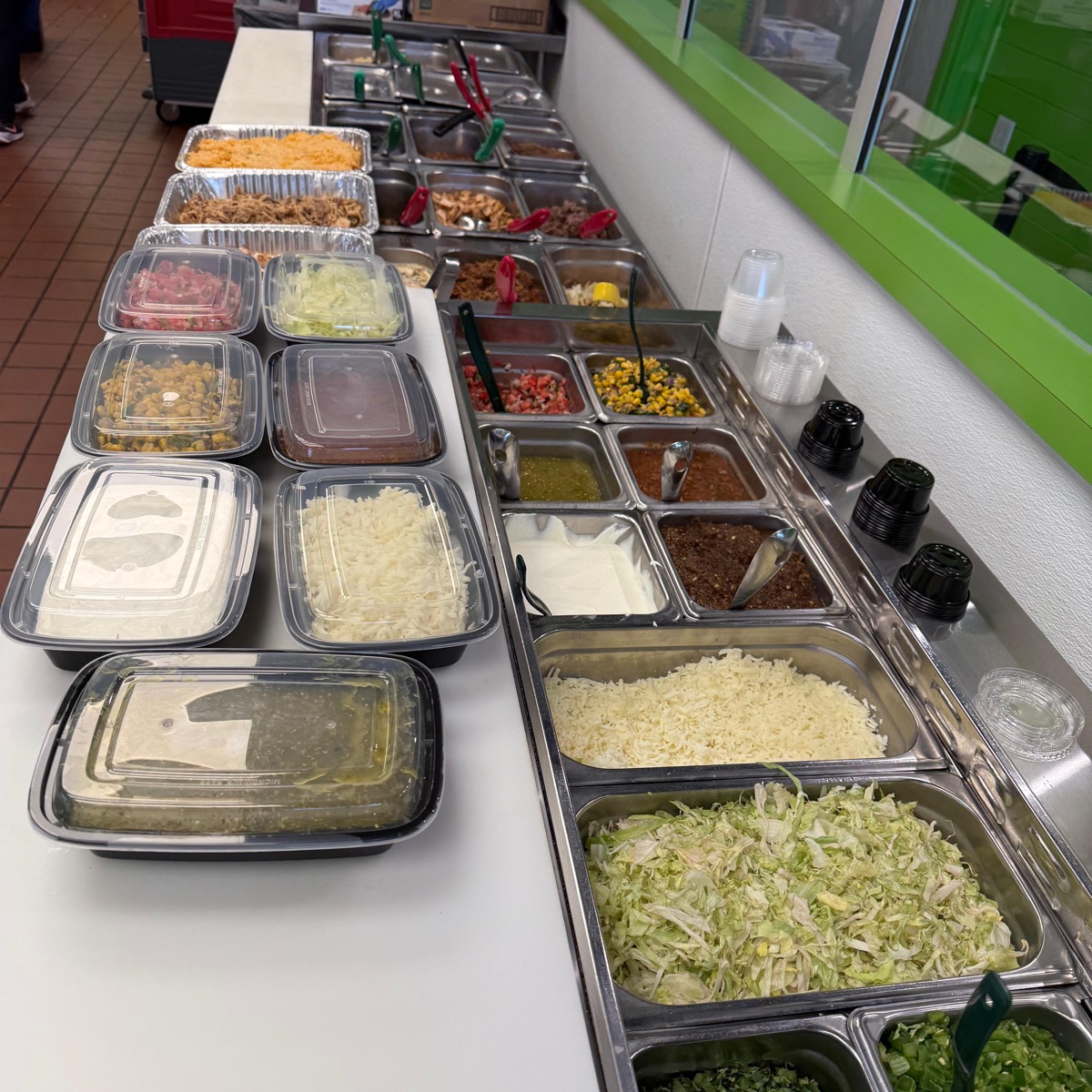 Birthday party catering taco bar Minnesota Brito's Burrito